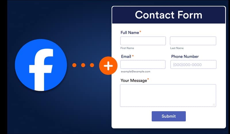 Contact via Facebook