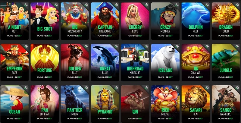 Play8 slot games