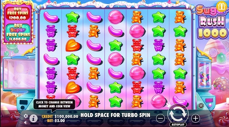 Sugar rush slot game